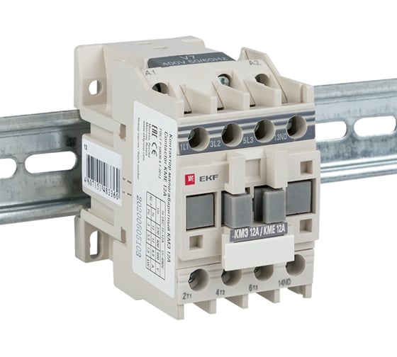 Малогабаритный контактор EKF КМЭ 12А 220В 1NO PROxima ctr-s-12-220