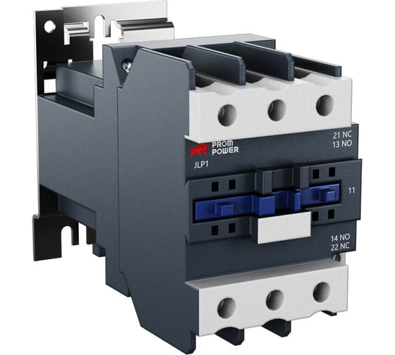 Контактор Prompower ac jlp1-d80-11-bd (dc24), 80a, 3 полюса, доп контакты 1но+1нз, напряжение катушки 24vdc JLP1D8011BDDC24