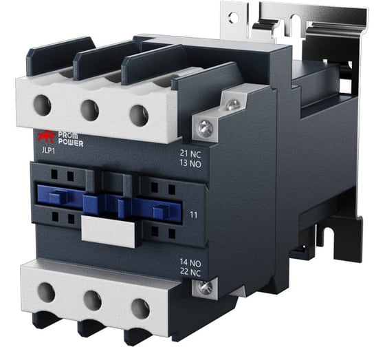 Контактор Prompower ac jlp1-d80-11-bd (dc24), 80a, 3 полюса, доп контакты 1но+1нз, напряжение катушки 24vdc JLP1D8011BDDC24