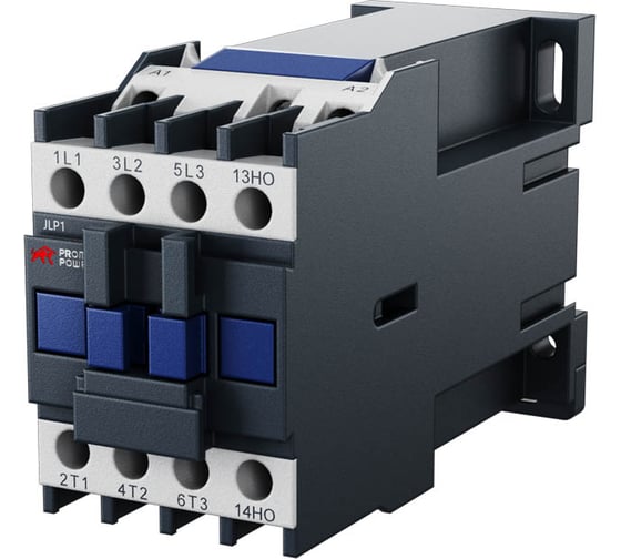Контактор Prompower ac jlp1-d18-01-bd (dc24), 18a, 3 полюса, доп контакт 1нз, напряжение катушки 24vdc JLP1D1801BDDC24