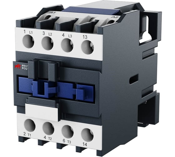 Контактор Prompower ac jlc1-d25-10 (ac220), 25a, 3 полюса, доп контакт 1но, напряжение катушки 220vac JLC1D2510AC220