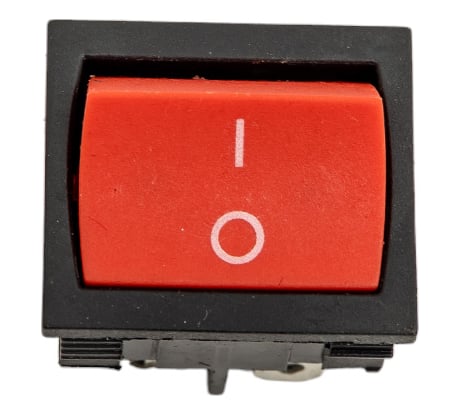 Клавишный переключатель Pro Legend ON-OFF, красный, 4 контакта PL2437