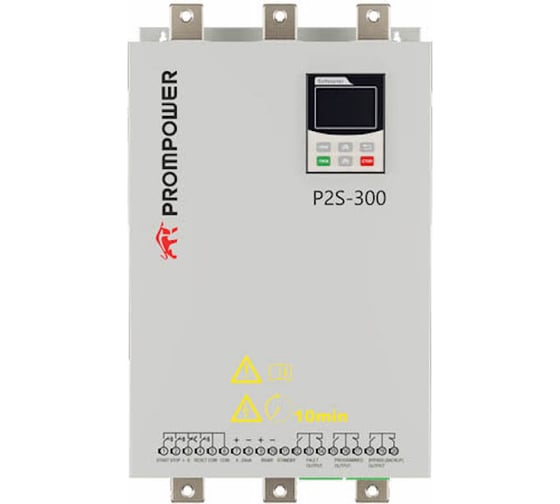 Устройство плавного пуска Prompower p2s-300-4-320-b, напряжение 380 в, мощность 320 квт, 630 а P2S3004320B