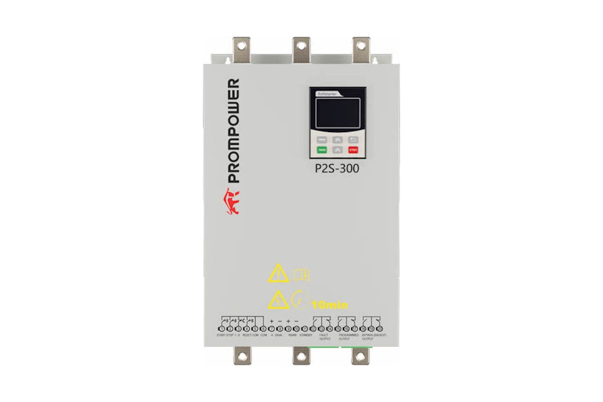 Устройство плавного пуска Prompower p2s-300-4-220-b, напряжение 380 в,  мощность 220 квт, 440 а P2S3004220B - выгодная цена, отзывы,  характеристики, 1 видео, фото - купить в Москве и РФ