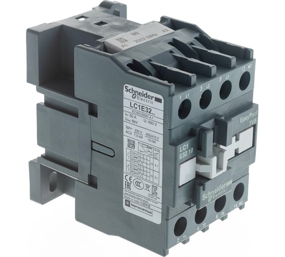 Контактор Systeme Electric 3п 32А 1НО 220В AC TeSys E LC1E3210M5