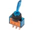 Тумблер REXANT 12v 20а (3c) on-off однополюсный с синей подсветкой (asw-13d) 36-4371 1