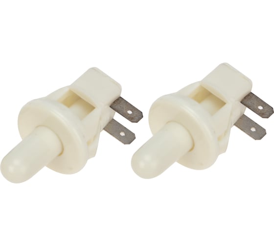 Выключатель-кнопка (мебельная) REXANT 250v 2.5а (2с) on-(off) б/фикс белый (pbs-19с) 36-3020