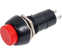 Выключатель-кнопка REXANT 250v 1а (2с) on-off красная (pbs-11а) 36-3030