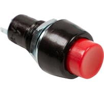 Выключатель-кнопка REXANT 250v 2а (2с) off-(on) б/фикс красная micro (pbs-20в) 36-3080 28571024