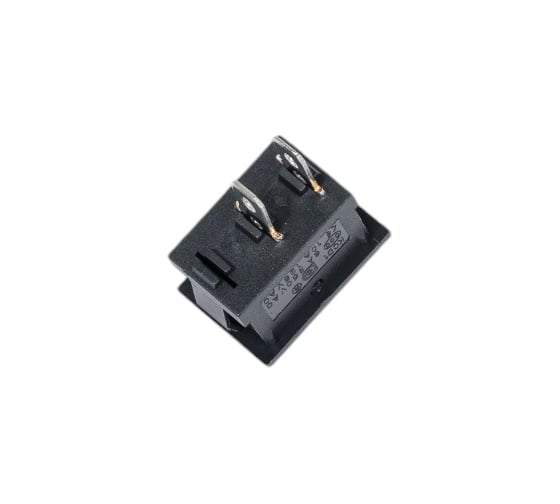 Клавишный выключатель REXANT 250v 6а (2с) on-off черный mini (rwb-201, sc-768) 36-2110