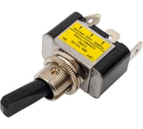 Тумблер REXANT 12v 30а (3c) on-off однополюсный с синей led подсветкой (asw-07d-2) 10 шт 36-4351