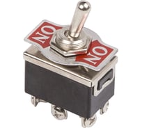 Тумблер REXANT 250v 15а (6c) on-(on) двухполюсный (kn-212) 36-4170