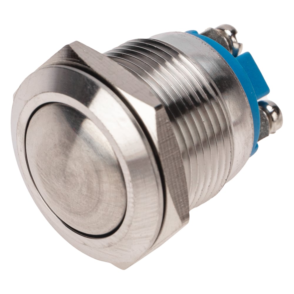 Антивандальная кнопка REXANT d19, без фиксации, 2c винт, OFF-(ON ...