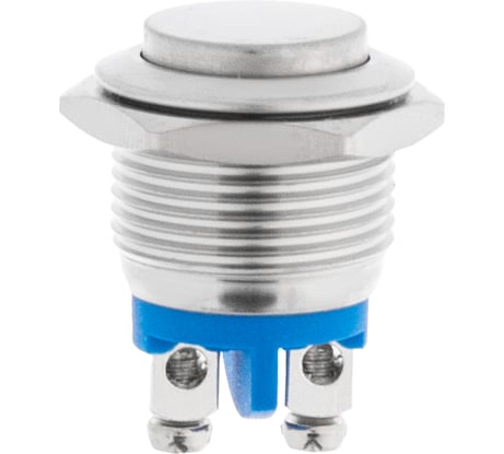 Антивандальная кнопка REXANT d16, без фиксации (2с винт), OFF-(ON), выпуклая (A16-A3) 06-0348-A