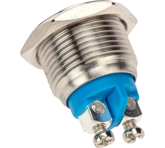 Антивандальная кнопка REXANT d16 б/фикс (2c винт) off-(on) сфера (a16-a2) 10 шт 36-3230