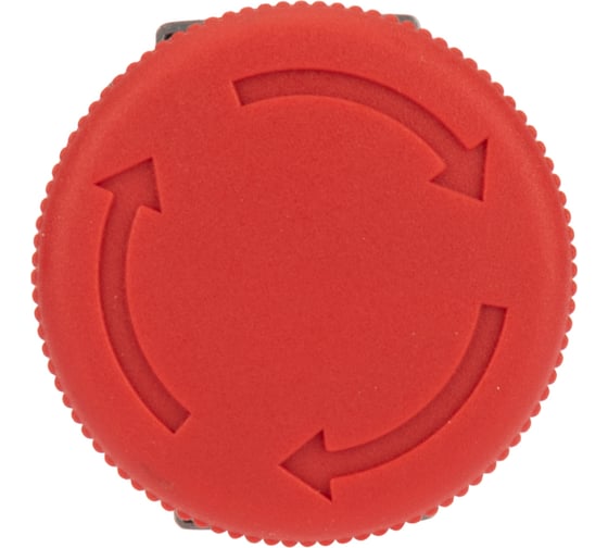 Кнопка REXANT xb2-bs поворотная, красная, грибок, nc  упаковка (10 шт ) 36-5544