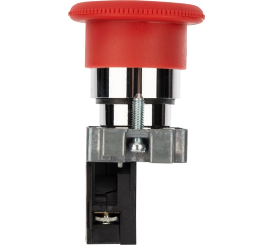 Кнопка REXANT xb2-bs поворотная, красная, грибок, nc  упаковка (10 шт ) 36-5544