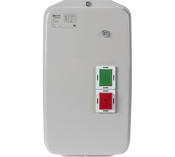 Контактор TDM ELECTRIC КМН49562 95А в оболочке с индикатором Ue=220В/АС3 IP54 SQ0709-0039