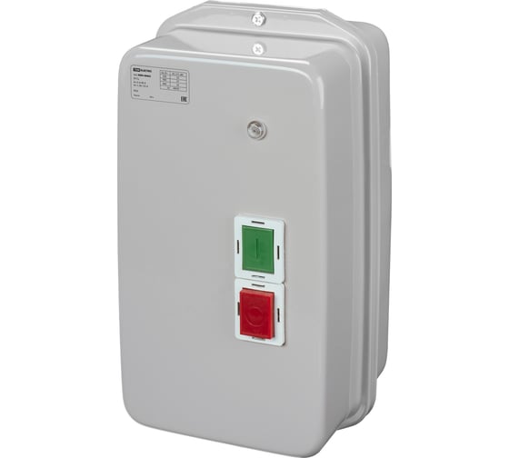 Контактор TDM ELECTRIC КМН48062 80А в оболочке с индикатором Ue=380В/АС3 IP54 SQ0709-0038