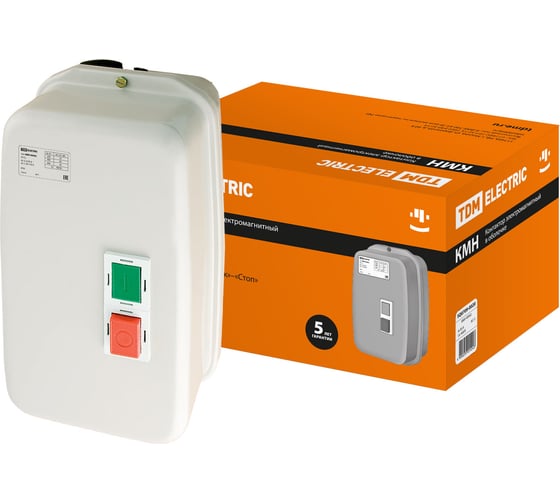 Контактор TDM КМН49562 95А в оболочке Ue=380В/АС3 IP54 SQ0709-0020 1