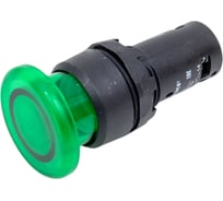 Кнопка EKF SW2C-10MD гриб, зеленая, с подсветкой 10 шт sw2c-md-gg