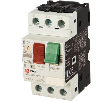 Мотор-автомат EKF 4-6.3А АПД32 apd2-4.0-6.3