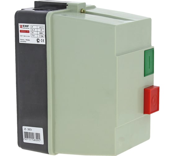 Пускатель в корпусе EKF КМЭ 32А 400В с РТЭ Ir-23-32А IP65 PROxima ctrp-r-32-380v