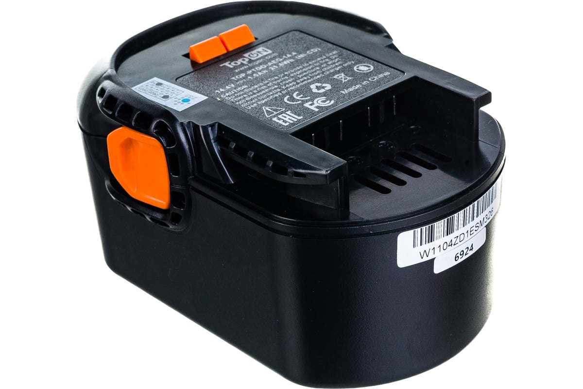 Шуруповерт aeg 14.4 v. Аккумулятор для электроинструмента (ni-СD, 18в, 2ач) TOPON Top-ptgd-Mak-18-2.0. Совместимые модели электроинструмента: AEG кнопка. Аккумуляторный блок практика 774-313 14.4 в 1.5 а·ч.