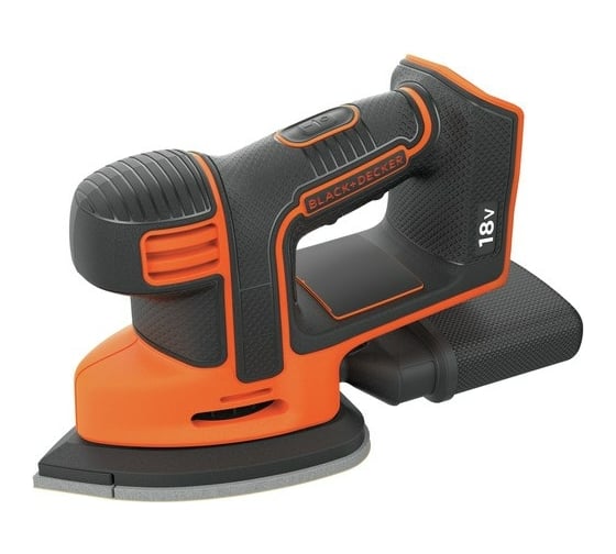 Аккумуляторная вибрационная шлифовальная машина black decker bdcds18n xj