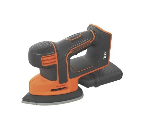 Аккумуляторная вибрационная шлифовальная машина black decker bdcds18n xj