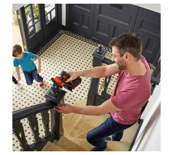 Аккумуляторная вибрационная шлифовальная машина black decker bdcds18n xj