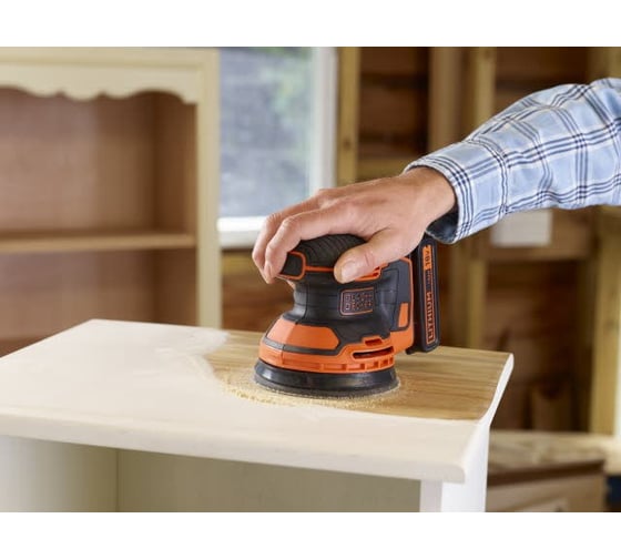 Аккумуляторная вибрационная шлифовальная машина black decker bdcds18n xj