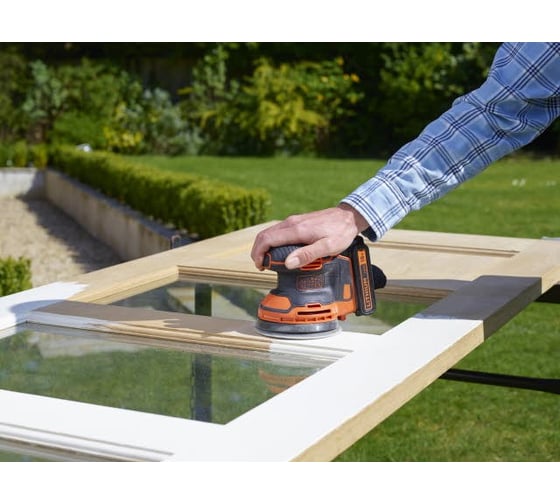 Аккумуляторная вибрационная шлифовальная машина black decker bdcds18n xj