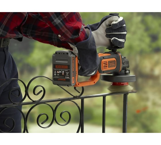Углошлифовальная машина аккумуляторная black decker bcg720m1