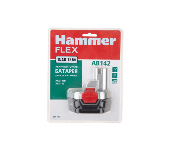 Аккумулятор Flex AB142 (14.4 В; 1.2 Ач) для Flex ACD141B/ACD142 HAMMER 36161 3