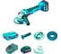Аккумуляторная угловая шлифовальная машина bosch gws 18v 10