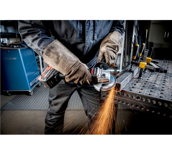 Аккумуляторная угловая шлифовальная машина metabo wb 18 ltx bl 125 quick 613077810