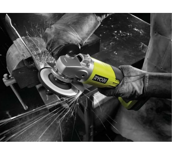 Аккумуляторная угловая шлифмашина Ryobi ONE+ R18AG-0 5133001903 15