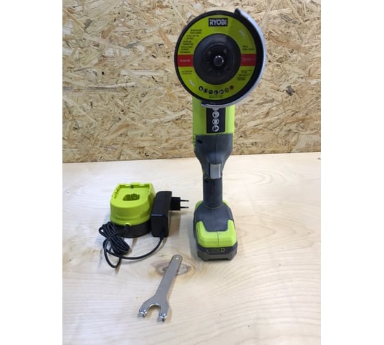 Аккумуляторная угловая шлифмашина Ryobi ONE+ R18AG-0 5133001903 37