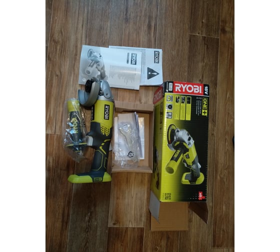 Аккумуляторная угловая шлифмашина Ryobi ONE+ R18AG-0 5133001903 52