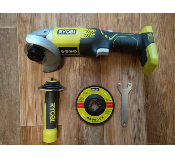 Аккумуляторная угловая шлифмашина Ryobi ONE+ R18AG-0 5133001903 46