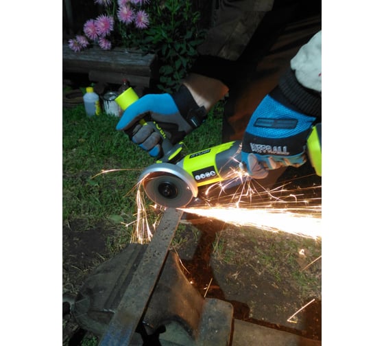 Аккумуляторная угловая шлифмашина Ryobi ONE+ R18AG-0 5133001903 63