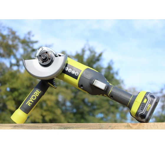 Аккумуляторная угловая шлифмашина Ryobi ONE+ R18AG-0 5133001903 34