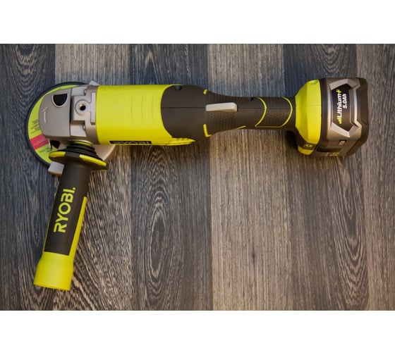 Аккумуляторная угловая шлифмашина Ryobi ONE+ R18AG-0 5133001903 16