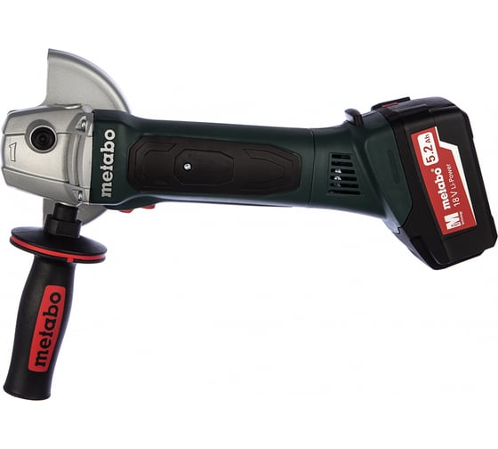 Аккумуляторная угловая шлифовальная машина metabo w 18 ltx 125 t03330