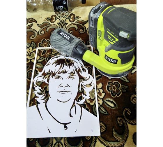 Эксцентриковая шлифмашина Ryobi ONE+ R18ROS-0 5133002471 9