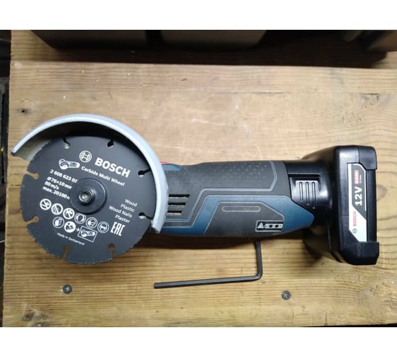 Аккумуляторная угловая шлифмашина Bosch GWS 12V-76 Professional Solo 0.601.9F2.000 21