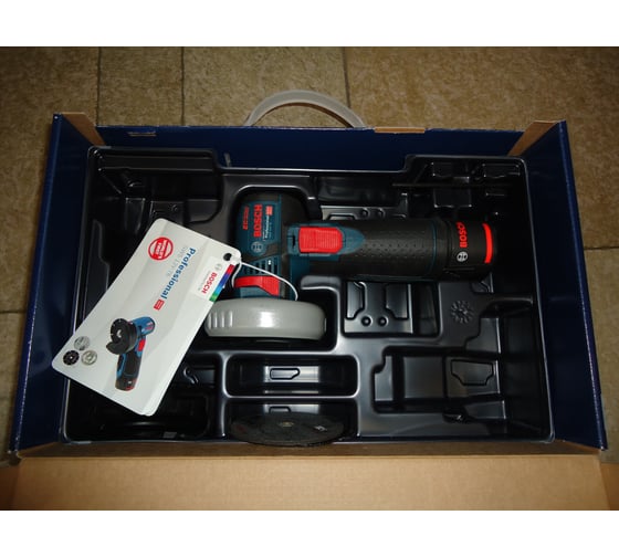 Аккумуляторная угловая шлифмашина Bosch GWS 12V-76 Professional Solo 0.601.9F2.000 17