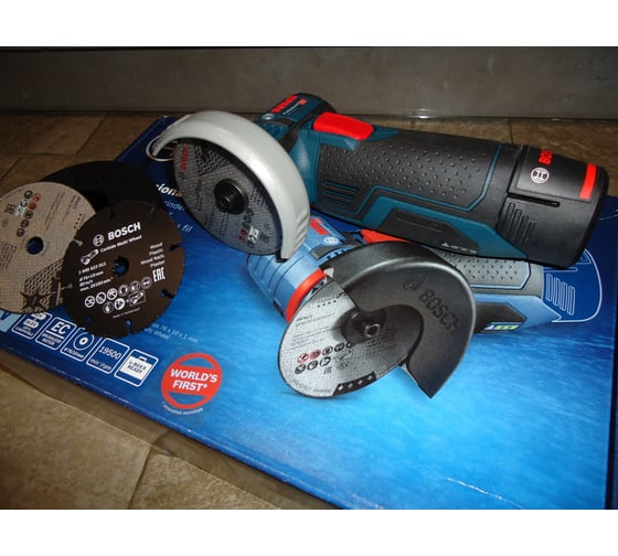 Аккумуляторная угловая шлифмашина Bosch GWS 12V-76 Professional Solo 0.601.9F2.000 14