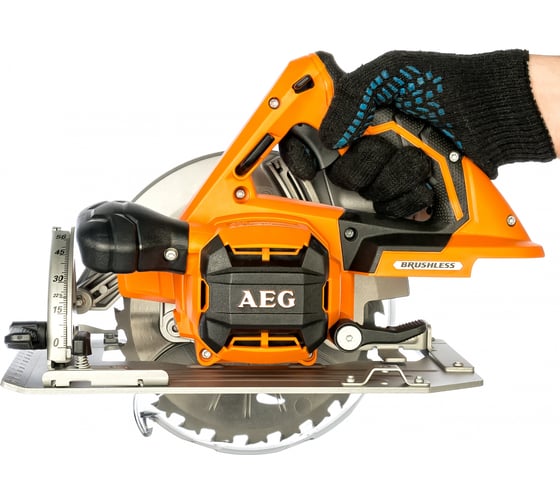 Аккумуляторная бесщеточная дисковая пила AEG BKS 18 BL-0 4935451537 5
